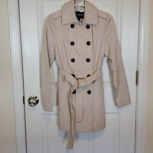 Express Classic Double Breasted Trench Coat XS